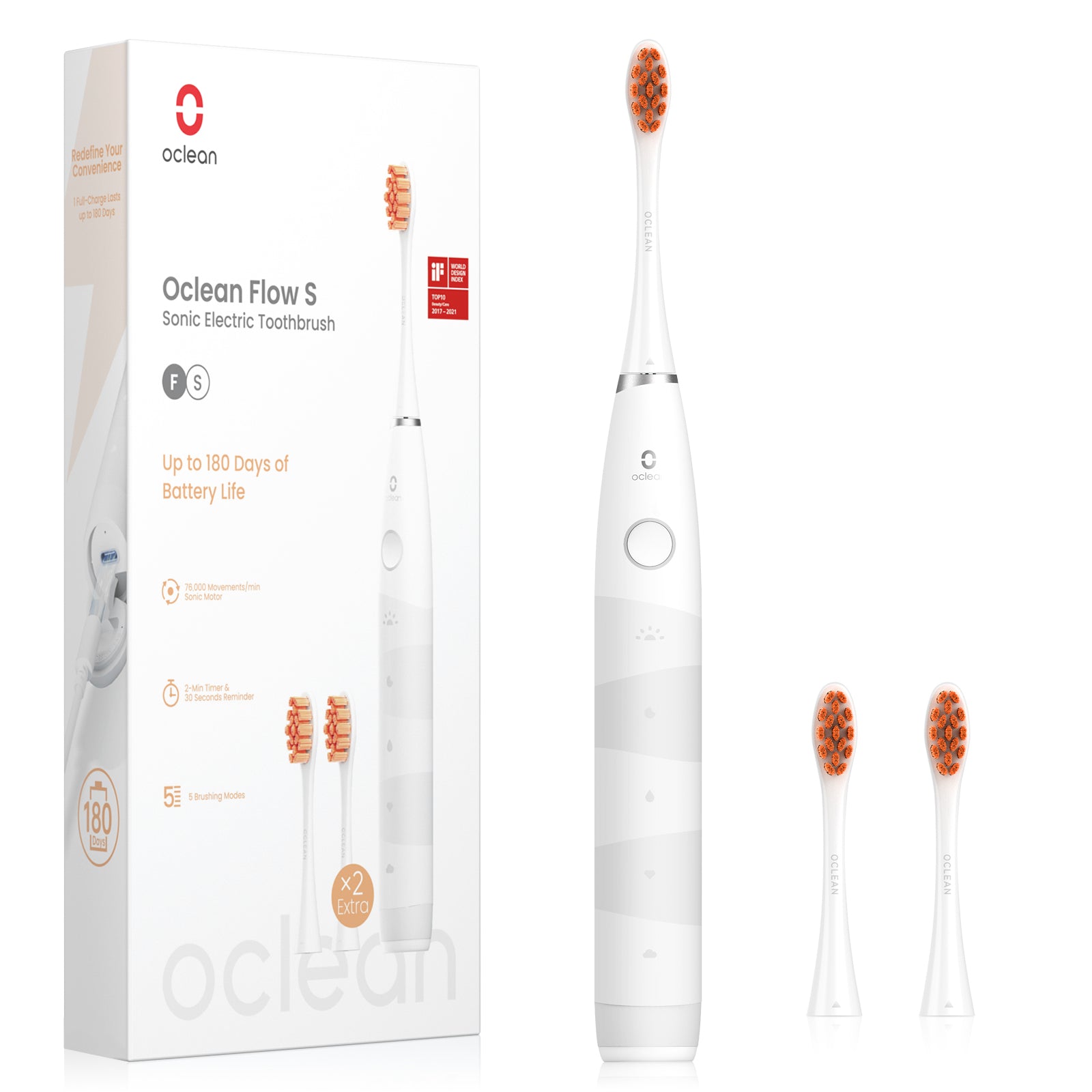Oclean Flow Sonic periuță de dinți electrică Oclean Flow - periuțe de dinți - Oclean Global Store
